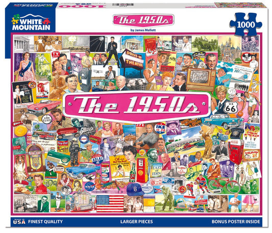 The 1950's (1536pz) - 1000 Piece Jigsaw Puzzle