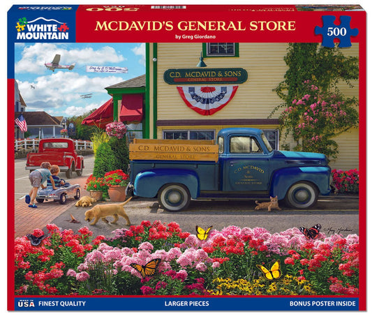 McDavid’s General Store (1880pz) - 500 Piece Jigsaw Puzzle
