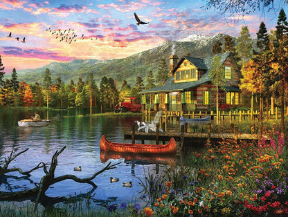 Sunset Cabin (1416pz) - 500 Pieces