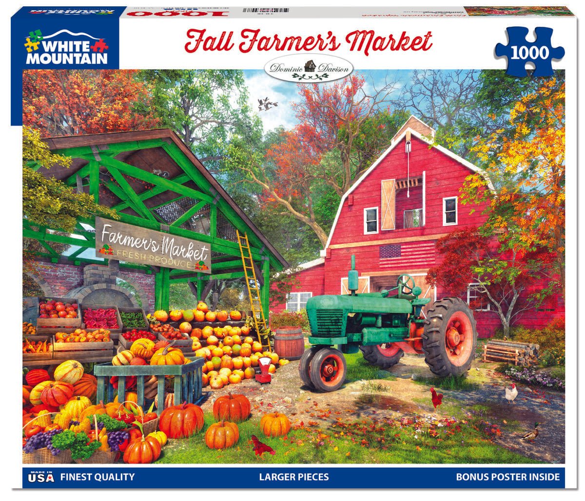 Fall Farmer's Market (1826pz) - 1000 Piece Jigsaw Puzzle