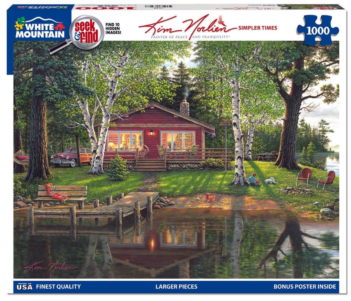 Simpler Times Seek & Find (1965pz) - 1000 Piece Jigsaw Puzzle