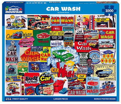 Car Wash (2086pz) - 1000 Piece Jigsaw Puzzle