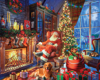 Sleepy Santa (2132pz) - 1000 Piece Jigsaw Puzzle