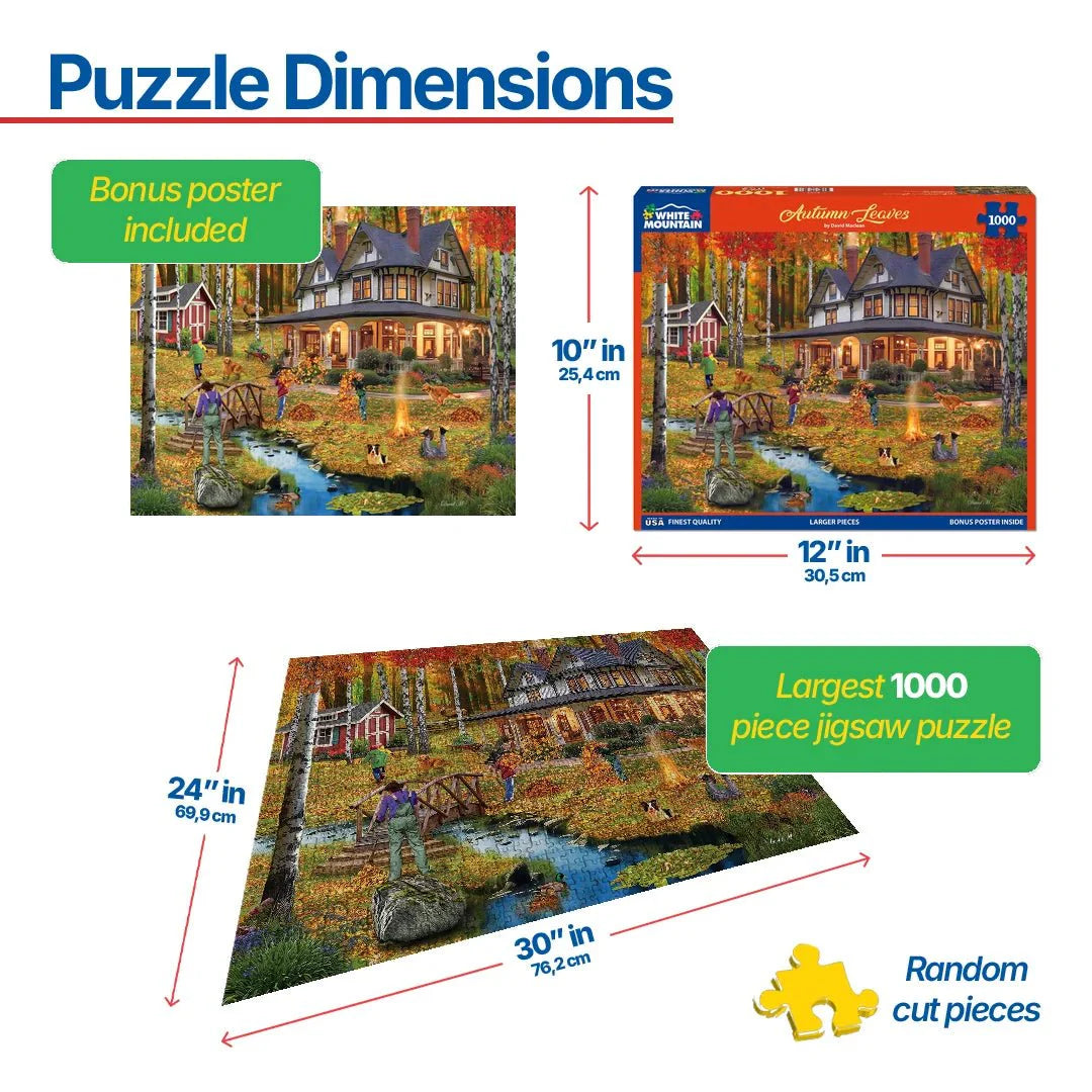 Autumn Leaves (2135pz) - 1000 Piece Jigsaw Puzzle