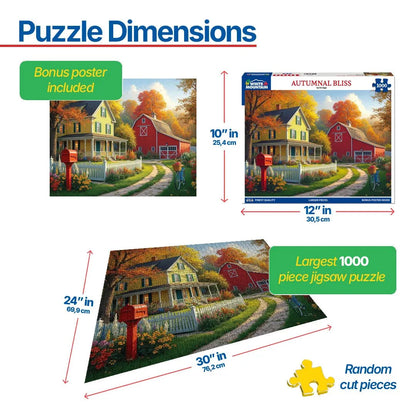 Autumnal Bliss (2171pz) - 1000 Piece Jigsaw Puzzle