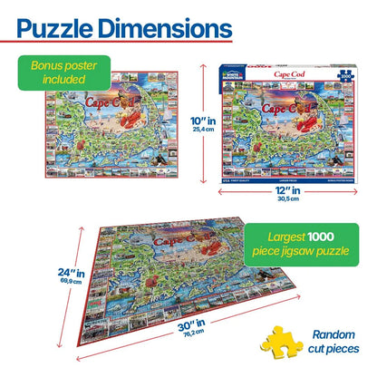 Cape Cod (969pz) - 1000 Piece Jigsaw Puzzle