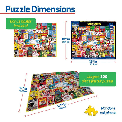 Card Games (2150pz) - 300 Piece Jigsaw Puzzle