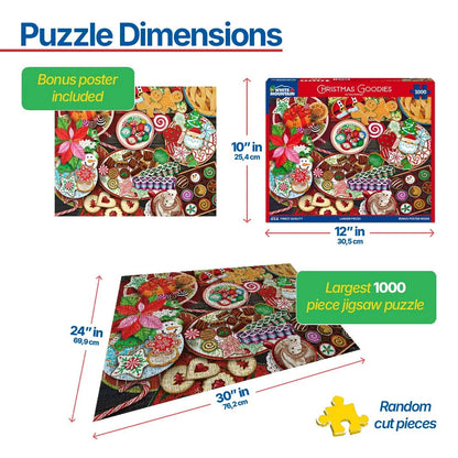 Christmas Goodies (2077pz) - 1000 Piece Jigsaw Puzzle