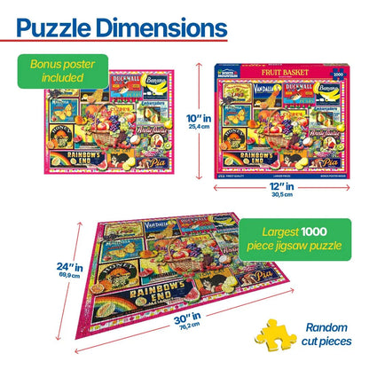 Fruit Basket (1920pz) - 1000 Piece Jigsaw Puzzle
