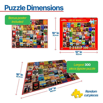 Great Books (1157pz) - 300 Piece Jigsaw Puzzle