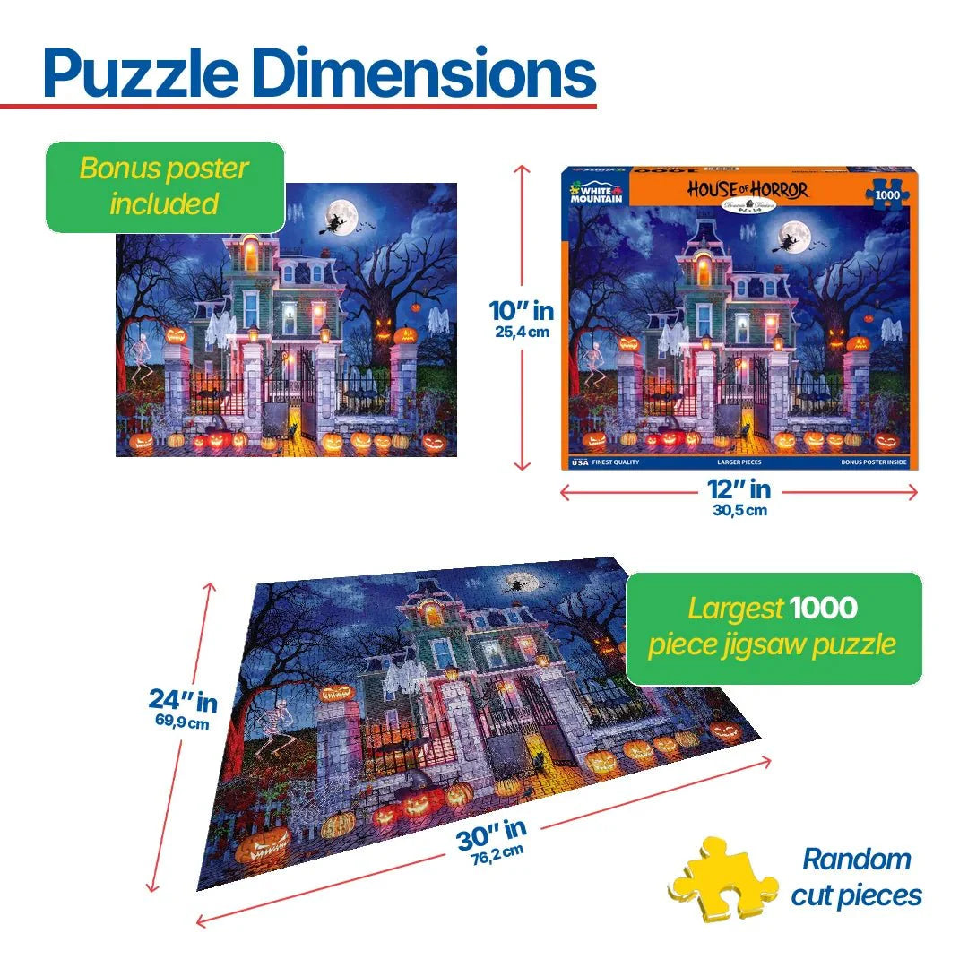 House of Horror (1823pz) - 1000 Piece Jigsaw Puzzle