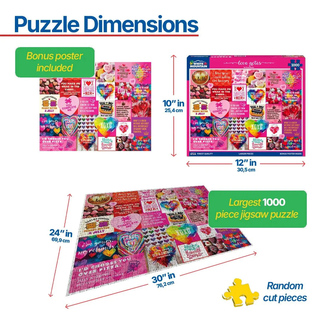 Love Notes (2168pz) - 1000 Piece Jigsaw Puzzle