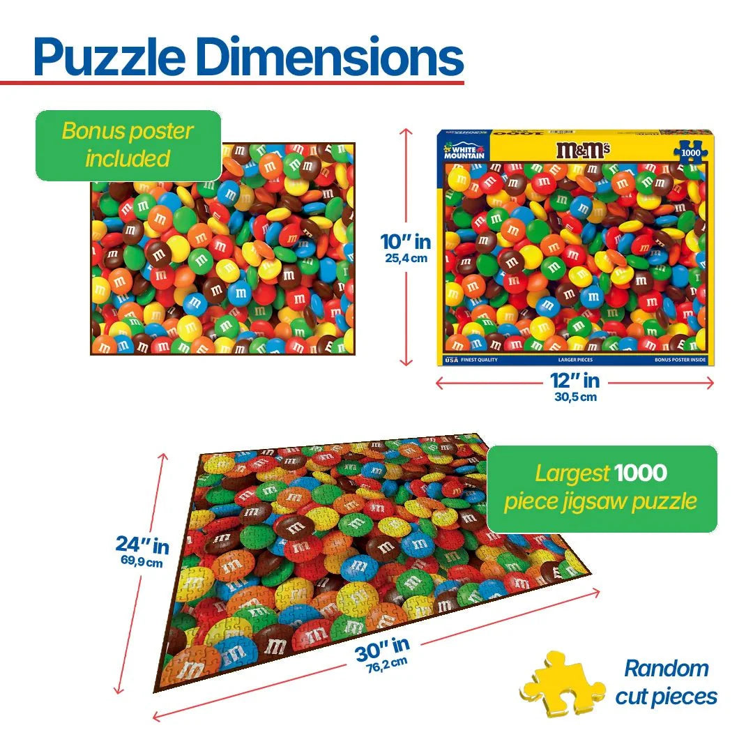 M&M’s Lentil (1942pz) - 1000 Piece Jigsaw Puzzle