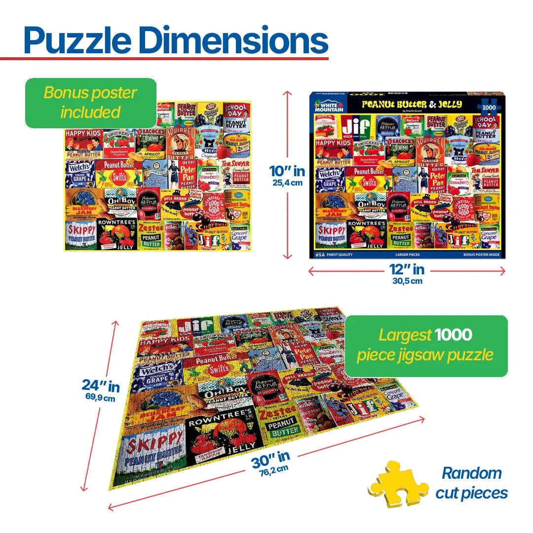 Peanut Butter & Jelly (2020pz) - 1000 Piece Jigsaw Puzzle