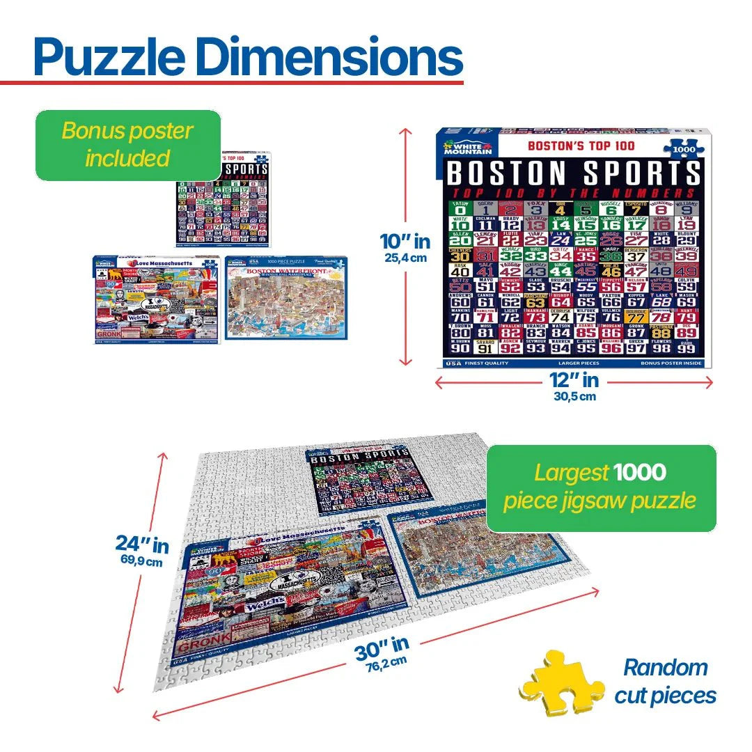 Set of 3: Boston Bundle 1000 piece