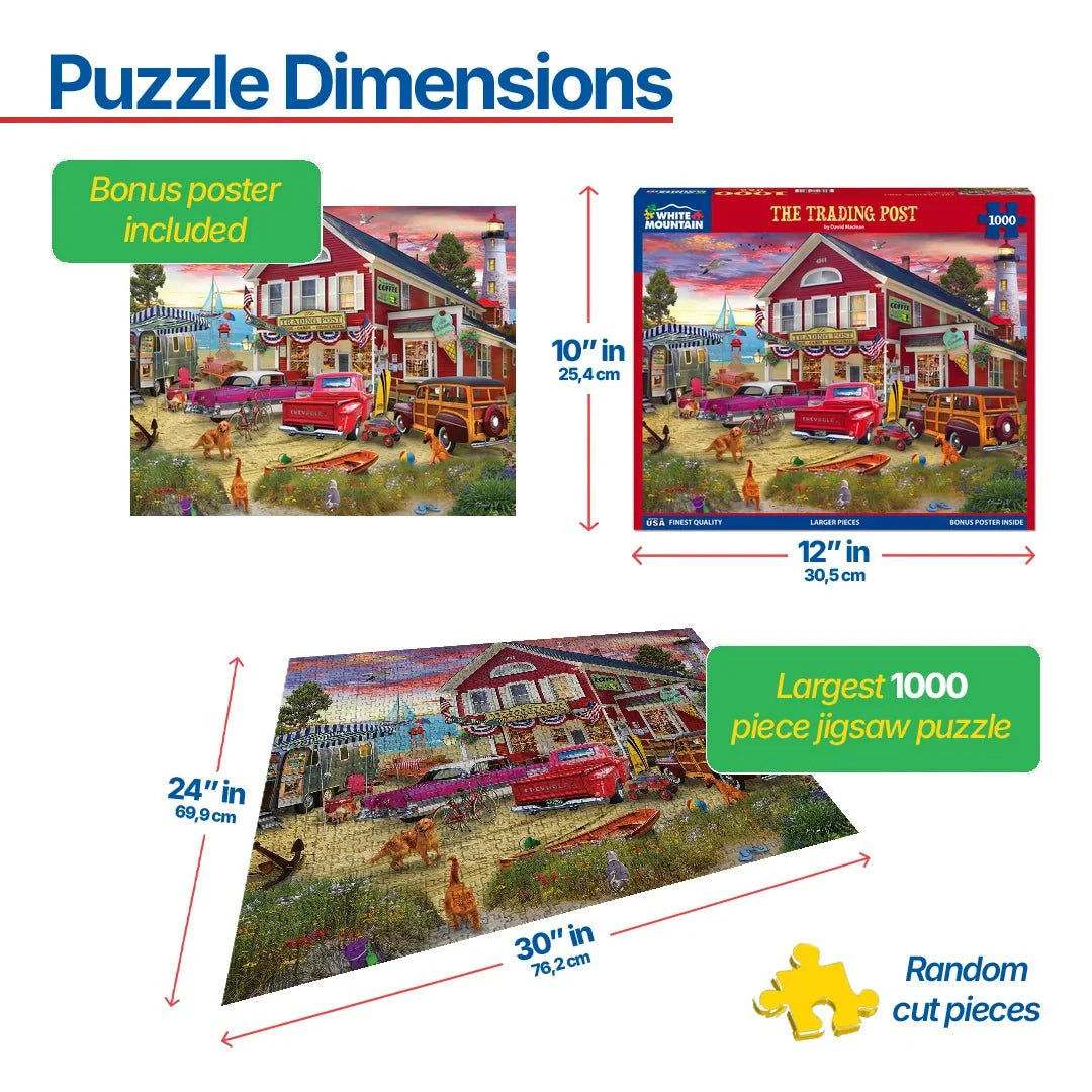 The Trading Post (1882pz) - 1000 Piece Jigsaw Puzzle